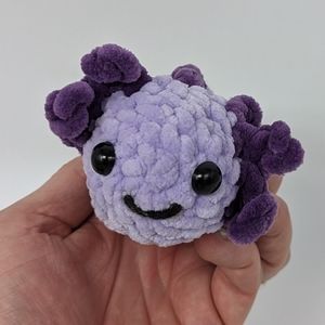 Super cute! Crochet axolotl